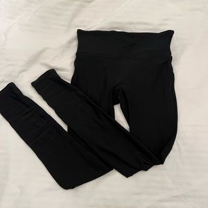 SPANX Black Faux Leather Leggings